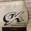 GK BOYS X-SMALL COMPETITION SHORTS WHITE N/S LONG GYMNASTICS RUNNING GYM CXS NWT - Image 5