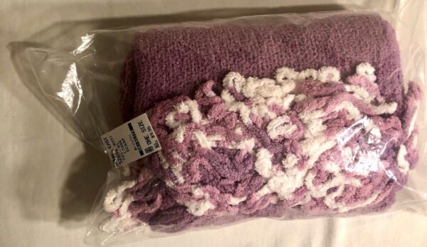 GIRLâ€™S KNIT SCARF LILAC CHENILLE SPARKLE CHILD ONE SIZE by GK Elite NWT! - Image 6