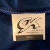 GK ICE FIGURE SKATE LADIES SMALL RED BLUE VELVET TURTLENECK HALTER DRESS Sz AS - Image 10
