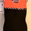 GK BIKETARD CHILD CHILD X-SMALL ORANGE BLACK ZEBRA PRINT GYMNASTIC DANCE TANK XS - Image 8