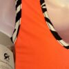 GK BIKETARD CHILD CHILD X-SMALL ORANGE BLACK ZEBRA PRINT GYMNASTIC DANCE TANK XS - Image 9