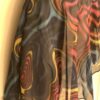 GK DANCE BALLET WRAP SKIRT CHILD SMALL WAVE PATTERN BLACK VELVET TIE Sz CS NWT! - Image 2