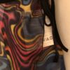 GK DANCE BALLET WRAP SKIRT CHILD SMALL WAVE PATTERN BLACK VELVET TIE Sz CS NWT! - Image 3
