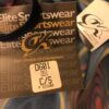 GK DANCE BALLET WRAP SKIRT CHILD SMALL WAVE PATTERN BLACK VELVET TIE Sz CS NWT! - Image 5
