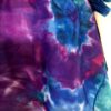 GK DANCE BALLET WRAP SKIRT CHILD LARGE TYE-DYE CHIFFON BLUE VELVET TIE CL NWT! - Image 2