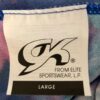 GK DANCE BALLET WRAP SKIRT CHILD LARGE TYE-DYE CHIFFON BLUE VELVET TIE CL NWT! - Image 5