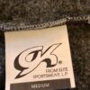 GK GRAY VEST ADULT MEDIUM POLYESTER FLEECE VELVET TRIM FRONT ZIP SKATE GYM AM - Image 6