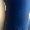 GK ICE SKATE GIRLS LARGE BLUE VELVET SLVLS DRESS MID BACK OPEN DRESS Sz CL NWT! - Image 2