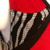 GK RED ZEBRA ADULT X-SMALL RED N/S ICED ZEBRA FOIL GYMNASTS DANCE LEOTARD Sz AXS - Image 2