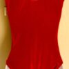 GK CLASSIC TANK LADIES SMALL RICH RED VELVET GYMNASTICS DANCE LEOTARD Sz AS NWT - Image 2