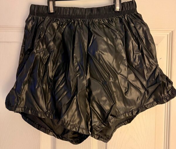 GK SPORTSWEAR BOXERS ADULT X-SMALL BLACK SUPPLEX GYMNASTS CHEER SHORTS SZ XS