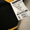 GK DANCE CHEER LADIES SMALL NAVY YELLOW DRY TECH V-NECK PERFORM TOP Sz AS NWT! - Image 4