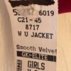 GK WARM UP JACKET GIRLS X-SMALL RED VELVET ZIP FRONT GYM SKATE DANCE CHEER CXS - Image 5