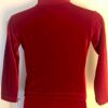 GK WARM UP JACKET GIRLS X-SMALL RED VELVET ZIP FRONT GYM SKATE DANCE CHEER CXS - Image 6