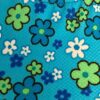 GK TANK LEOTARD ADULT X-LARGE BLUE WHITE FLORAL PRINT NYLON GYMNASTIC DANCE  AXL - Image 3