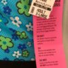 GK TANK LEOTARD ADULT X-LARGE BLUE WHITE FLORAL PRINT NYLON GYMNASTIC DANCE  AXL - Image 4