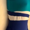 GK ICE FIGURE SKATE ADULT SMALL SLVLS MICROFIBER TURQUOISE/ROYAL TANK DRESS AS - Image 2