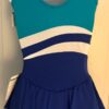 GK ICE FIGURE SKATE ADULT SMALL SLVLS MICROFIBER TURQUOISE/ROYAL TANK DRESS AS - Image 7
