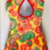 GK FRUIT SALAD FOIL PRINT ADULT SMALL SLVLS X-BACK MT ICE FIGURE SKATE DRESS AS - Image 3