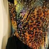 GK FIGURE SKATE DRESS ADULT SMALL JUNGLE BOOGIE CAMI STRAPPY BLACK VELVET AS NWT - Image 4