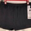GK CHEER MICRO MINI WORKOUT SHORTS ADULT MEDIUM BLACK NYLON/SPANDEX JA AM NWT! - Image 2
