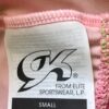 GK PINK VELVET CHILD SMALL LgSLV SERPENTINE TIE-DYE FIGURE SKATE DRESS CS NWT! - Image 6