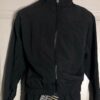 GK ELITE BLACK SUPPLEX CHILD MEDIUM GYMNASTICS ATHLETES WARM UP JACKET Sz CM NWT