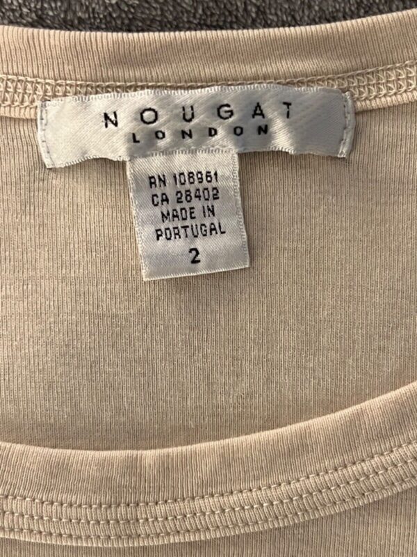 Nougat London Ladies Size 2 Cream Tank Cami Top Sz 2 EUC - Image 4