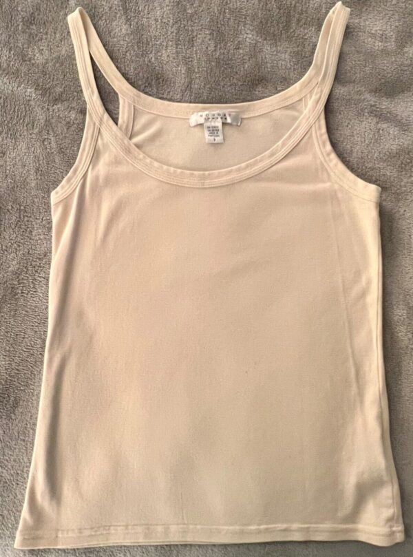 Nougat London Ladies Size 2 Cream Tank Cami Top Sz 2 EUC - Image 7