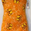 GK BIKETARD GIRLS SMALL ORANGE SANDAL FLORAL PRINT N/S GYMNASTICS DANCE TANK CS