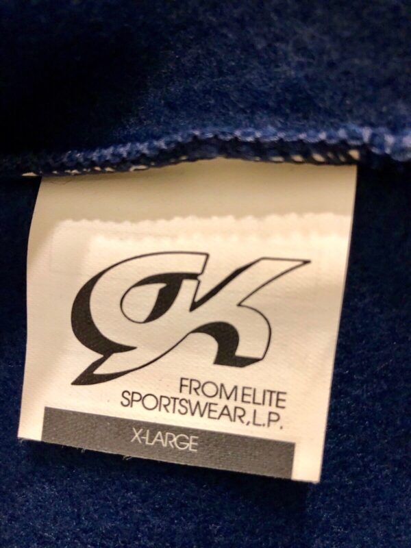 GK FITTED ICE SKATE FLEECE JACKET ADULT X-LARGE NAVY VELVET ZIP WARM UP SZ XL - Image 10