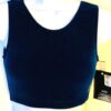GK ELITE JAZZ DANCE CHEER ADULT LARGE ROYAL VELVET TANK CROP TOP Sz AL NWT!