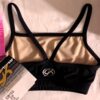 GK ELITE CHEER SPORT TOP CHILD LARGE BLACK V-STRAP SYLKTECH CAMISOLE CL NWT! - Image 5