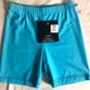 GK WORKOUT SHORTS LADIES SMALL BLUE NYLON/SPANDEX DANCE CHEER GYMNASTICS Sz AS