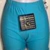 GK WORKOUT SHORTS LADIES SMALL BLUE NYLON/SPANDEX DANCE CHEER GYMNASTICS Sz AS - Image 2