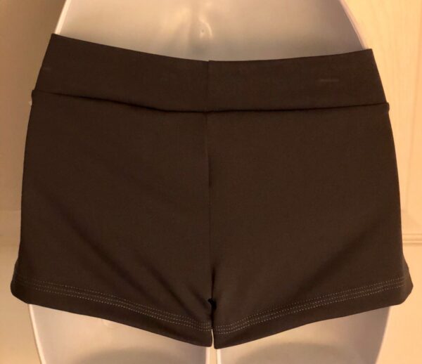 GK MICRO MINI ADULT MEDIUM GRAPHITE WORKOUT SHORTS GYM CHEER DANCE AM NWT - Image 2