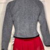 GK ICE SKATE JACKET ADULT LARGE GRAY FITTED FLEECE VELVET TRIM ZIP Sz AL NWT! - Image 2