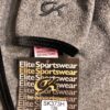 GK ICE SKATE JACKET ADULT LARGE GRAY FITTED FLEECE VELVET TRIM ZIP Sz AL NWT! - Image 8