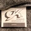 GK ICE SKATE JACKET ADULT LARGE GRAY FITTED FLEECE VELVET TRIM ZIP Sz AL NWT! - Image 9