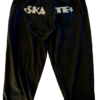 GK "SKATE" BLACK CAPRI PANTS LADIES LARGE COTTON SKATE PRINT WAIST ELASTIC  SZ L - Image 5