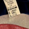 GK LgSLV LADIES SMALL ROYAL VELVET WHITE RED FOIL STARS GYMNAST DANCE LEOTARD AS - Image 5