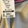 GK DANCE JAZZ ADULT 3X-LARGE BLACK DRY TECH NYLON/SPANDEX TANK TOP Sz 3XL NWT! - Image 5