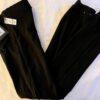 GK DANCE BLACK PANTS LADIES SMALL COTTON/SPANDEX CRYSTAL CUFFED PANTS CHEER SZ S - Image 5