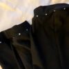 GK DANCE BLACK PANTS LADIES SMALL COTTON/SPANDEX CRYSTAL CUFFED PANTS CHEER SZ S - Image 6