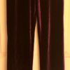 GK DANCE JAZZ LADIES LARGE PURPLE VELVET PURPLE TWILIGHT WAISTBAND PANTS Sz AL - Image 2