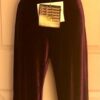 GK DANCE JAZZ LADIES LARGE PURPLE VELVET PURPLE TWILIGHT WAISTBAND PANTS Sz AL - Image 5