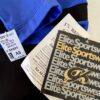GK ICE SKATE LADIES SMALL 3/4 SLV NYLON/SPANDEX BLUE TOP BLACK PANT SET Sz S - Image 5