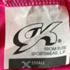 GK PINK & BLACK VELVET ADULT X-SMALL SWIRL BODY OVERLAY FIGURE SKATE DRESS AXS - Image 9