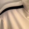 GK WHITE WARM UP JACKET ADULT SMALL L/S BLACK VELVET STRIPE ZIP UP SKATE SZ  S - Image 3