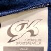 GK FITTED ICE SKATE JACKET NAVY ADULT LARGE FLEECE VELVET TRIM ZIP Sz AL NWT! - Image 7